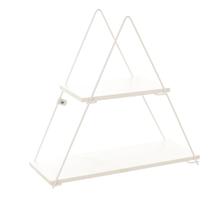 Prateleira Decorativa Geometrica Triangular Branco