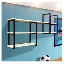 Prateleira Decorativa Industrial Suspensa Mdf 1,00 Prateleira Decorativa Industrial Suspensa Mdf 1,00