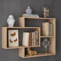 Prateleira Decorativa MDF Cru 80cm Elegante Multiufuncional