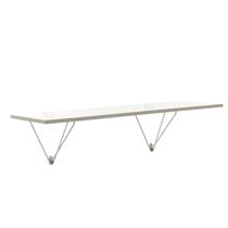 Prateleira Decorativa Space Dupla Branco Prateleira Decorativa Space Dupla Branco