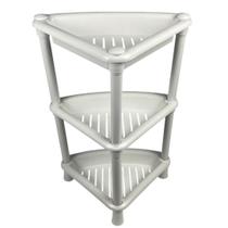 Prateleira Desmontável De Canto Com 3 Cestos Multiuso