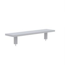 Prateleira Divisor Central 1300x203mm PCCP130 Cinza