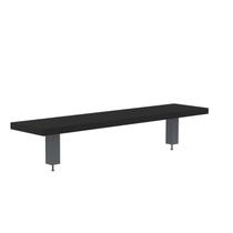 Prateleira Divisor Central 1600x203mm PCCP160 Preto/Grafito Prateleira Divisor Central 1600x203mm PCCP160 Preto/Grafito