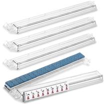 Prateleira e empurrador de azulejos multifuncional Mahjong SSFUN em acrílico transparente