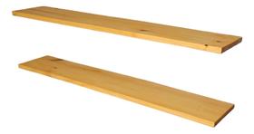 Prateleira em madeira com suporte invisivel com 110x14 cm