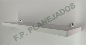 Prateleira em MDF 10x40 cm - COR: Branco TX Fosco