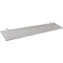 Prateleira em MDP com Suporte 20x100cm Branco - CLIP-20100-UV-BR - MULTIVISÃO Prateleira em MDP com Suporte 20x100cm Branco - CLIP-20100-UV-BR - MULTIVISÃO
