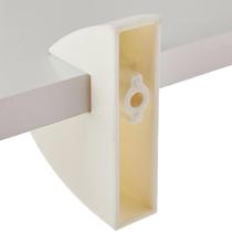 Prateleira em MDP com Suporte 25x60cm Branco - CLIP-2560-UV-BR - MULTIVISÃO