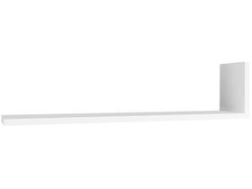 Prateleira Em Mdp ( Formato l ) Suportes Invisíveis 20x60cm Branco Multivisão Prateleira Em Mdp ( Formato l ) Suportes Invisíveis 20x60cm Branco Multivisão