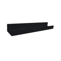Prateleira Esmalteria Simples 85 Cm Preto Em MDF