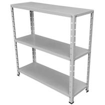Prateleira Estante Armário Aço 3 Bandejas 60cm Cinza Romero Prateleira Estante Armário Aço 3 Bandejas 60cm Cinza Romero