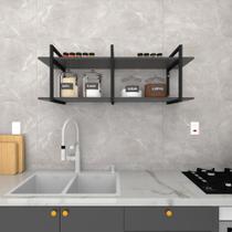 Prateleira estante estilo Industrial Cozinha prateleira de parede Prateleira industrial cozinha estante de parede