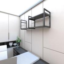 Prateleira estante estilo Industrial escritório prateleira para quarto prateleira para quarto estante de parede