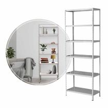 Prateleira Estante Multiuso Organizadora Branca C/ 6 Níveis Ajustáveis ST2952