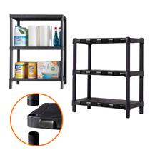 Prateleira Estante Organizadora Multiuso 3 Andares Para Casa Lavandeira Escritório Expositor Salão