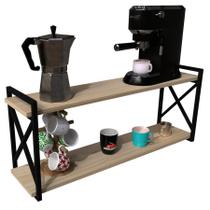 Prateleira Estilo Industrial 20x60cm com Resistência e Beleza
