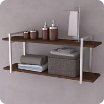 Prateleira Estilo Industrial Banheiro Parede GND BM 60cm Prateleira Estilo Industrial Banheiro Parede GND BM 60cm