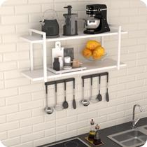 Prateleira Estilo Industrial Cozinha de Parede GND BB 60cm Prateleira Estilo Industrial Cozinha de Parede GND BB 60cm