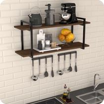 Prateleira Estilo Industrial Cozinha de Parede GND PM 100cm Prateleira Estilo Industrial Cozinha de Parede GND PM 100cm