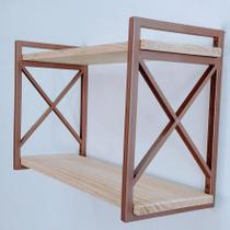 Prateleira estilo Industrial em Polipropileno cor Rose Gold
