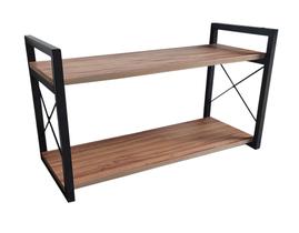 Prateleira Estilo Industrial Modelo X 68cm Ferro e MDF