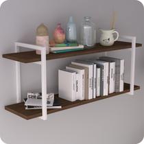 Prateleira Estilo Industrial P/ Quarto Parede GND BM 120cm