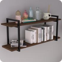 Prateleira Estilo Industrial P/ Quarto Parede GND PM 120cm