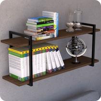 Prateleira Estilo industrial Para Sala Parede GND PM 120cm