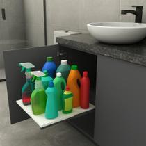 Prateleira Extensivel Deslizante Organizadora em MDF Ideal para Cozinha, Closet e Armários Prateleira Extensivel Deslizante Organizadora em MDF Ideal para Cozinha, Closet e Armários