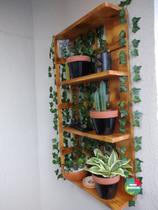 Prateleira, floreira, suporte plantas, painel de plantas P8 - Minha Jardineira