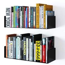 Prateleira flutuante de metal em forma de U para montagem na parede, armazenamento de CD e DVD Prateleira flutuante de metal em forma de U para montagem na parede, armazenamento de CD e DVD