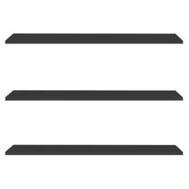 Prateleira Flutuante de Quarto Infantil Kit 3 Suporte Invisível 91cm Yara Preto - Lumil Prateleira Flutuante de Quarto Infantil Kit 3 Suporte Invisível 91cm Yara Preto - Lumil
