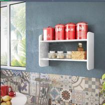 Prateleira Flutuante Multiuso com suporte incluso Decore Kit Cozinha