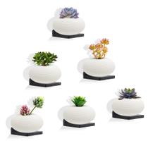 Prateleira flutuante NIUBEST, pequeno conjunto de 6 pretos para decoração de parede