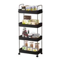 Prateleira Fruteira Multiuso 4 Andares com Rodinha Escritório Cozinha Casa Nova Prateleira Fruteira Multiuso 4 Andares com Rodinha Escritório Cozinha Casa Nova