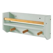 Prateleira Gancho Monica 50cm X 21cm X 8,5cm Verde BB Prateleira Gancho Monica 50cm X 21cm X 8,5cm Verde BB