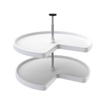 Prateleira Giratória Rev-A-Shelf em Forma de Rim com Dois Andares 81 cm Prateleira Giratória Rev-A-Shelf em Forma de Rim com Dois Andares 81 cm