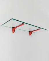 Prateleira Grande Vidro Para Sala Cozinha 60x20 Inova Decor