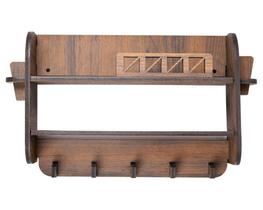 Prateleira Hall De Entrada Com Porta Chaves e Cartas