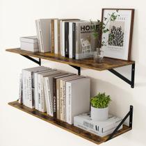 Prateleira Heimlove Floating Wood 91x30 cm Conjunto de 2 Prateleira Heimlove Floating Wood 91x30 cm Conjunto de 2