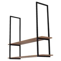 Prateleira Industrial Dupla De Teto Para Cozinha 80cm PM SF
