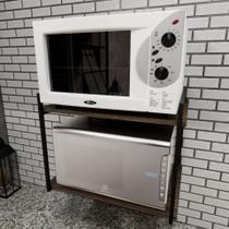 Prateleira Industrial Forno Eletrico Microondas 45x60 Preto Prateleira Industrial Forno Eletrico Microondas 45x60 Preto
