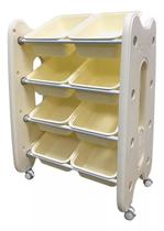 Prateleira Infantil Organizadora 8 Cestos 56x37,5x80,5 cm Prateleira Infantil Organizadora 8 Cestos 56x37,5x80,5 cm