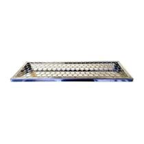 Prateleira Inox Gradeada Aparador Escorredor 40x20 Multiuso Prateleira Inox Gradeada Aparador Escorredor 40x20 Multiuso
