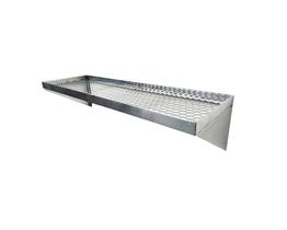 Prateleira Inox Gradeada Aparador Escorredor 50x25 Multiuso Prateado Prateleira Inox Gradeada Aparador Escorredor 50x25 Multiuso Prateado