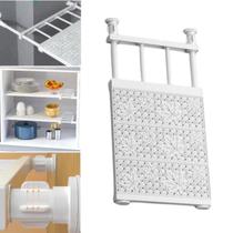 Prateleira Inteligente Extensível Portátil Organizador Multiuso Guarda Roupa Banheiro Pia Lavanderia Sapateira - Branca