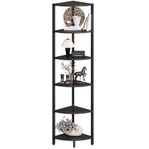 Prateleira IRCPEN CS-001BW 160 cm de altura, 6 camadas, canto, preta