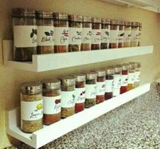 Prateleira Jade 100% MDF (porta tempero, quadros de fotos, decorações) - 60x12 cm