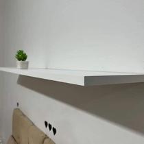 Prateleira Lisa MDF 80X20 Branco 100% MDF 15 mm Com Suporte Invisível Decoração Quarto, Sala, Cozinha