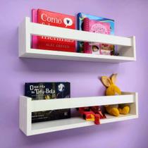 Prateleira Marrom com Ripa Verde de Parede 55cm MDF Para Livros Infantis Quadros Decorativa Organizadora Prateleira Marrom com Ripa Verde de Parede 55cm MDF Para Livros Infantis Quadros Decorativa Organizadora